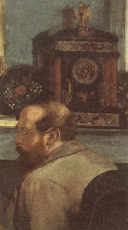 Edgar Degas Detail of  The Bellini Spain oil painting art